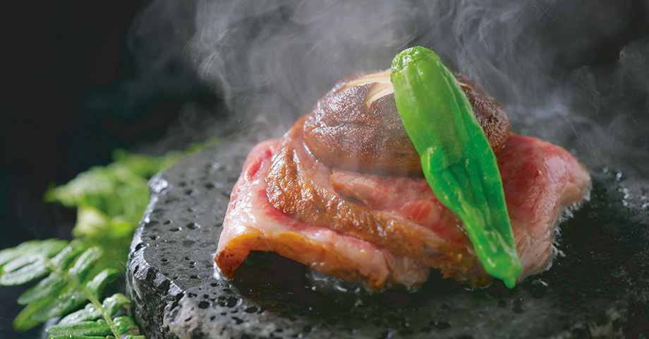 山形牛ひれ肉の石焼きコース